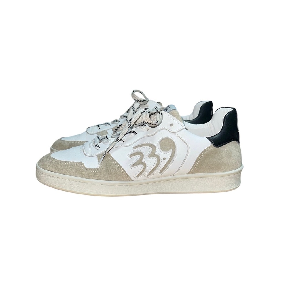 33.9 Nations Defense Sneakers Womens 40 White Grey Suede Low Top Portugal 1969